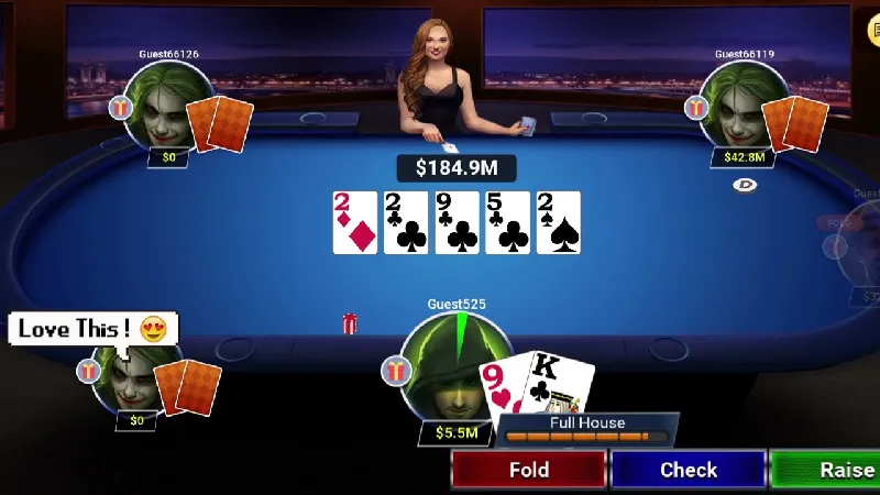 Cách chơi bài Poker ở vòng 2